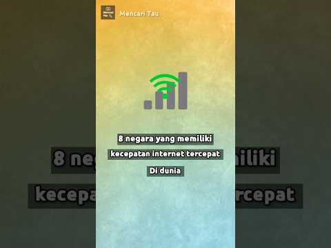 Video: Untuk kecepatan internet tercepat?