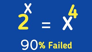A Nice Olympiad Exponential Problem | Math Olympiad | How to Solve for 'X' |