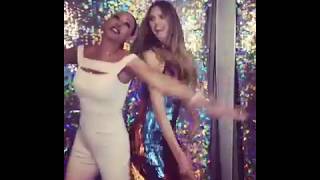 Mel B. & Heidi Klum Dance to Adam Joseph - The Rent ft. Lady Red Couture