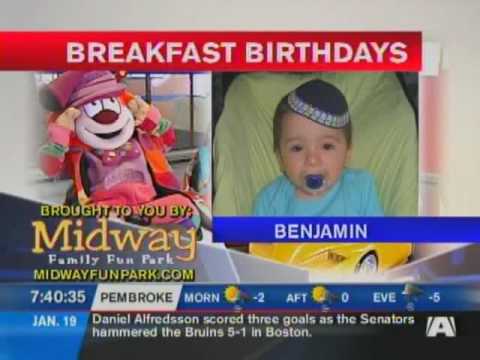 Benjamin Bornstein turns 1!