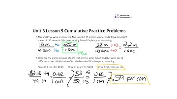 Grade 6, Unit 3, Lesson 5 Practice Problems