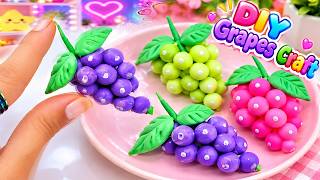DIY Beautiful Cute & Soft Colorful Grape Craft Making 🍇✨ | How To Make #papercraftsall