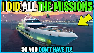 I Did ALL The 'A Yacht Life Missions' So You Don't Have To (GTA 5 Online)