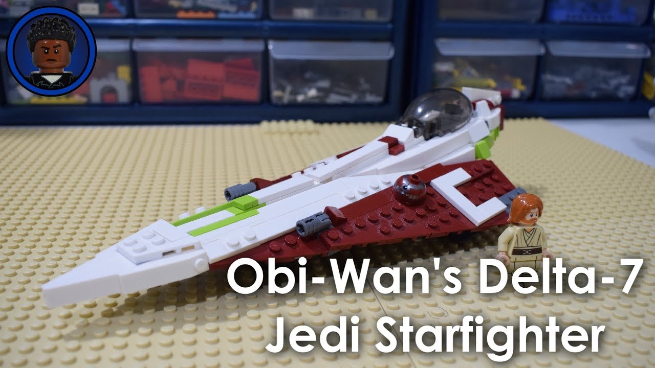 Investere Nysgerrighed Hollow The Best Lego Jedi Star Fighter(Obi-Wan's Delta 7) MOC - Review [LDD] -  YouTube