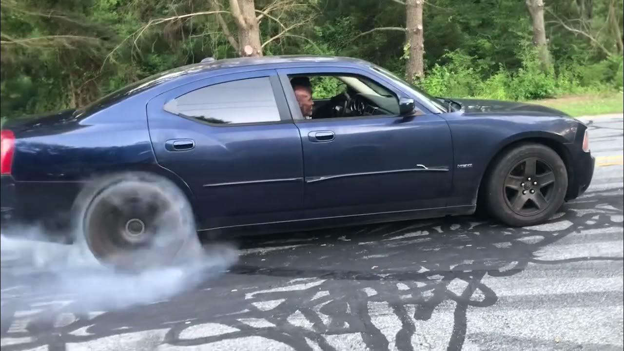 Dodge Charger smoking it out YouTube