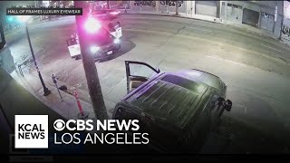 Thieves use pickup truck to ram Beverly Grove luxury eyewear store