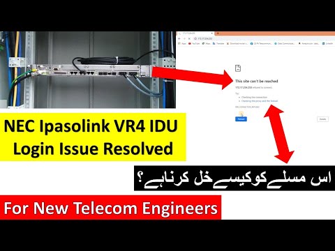 NEC Ipasolink VR4 IDU  Login Issue Resolved || VR4 Problem Fixed || PK Telecommunications