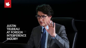 Justin Trudeau testifies at public hearing into foreign interference in Canada