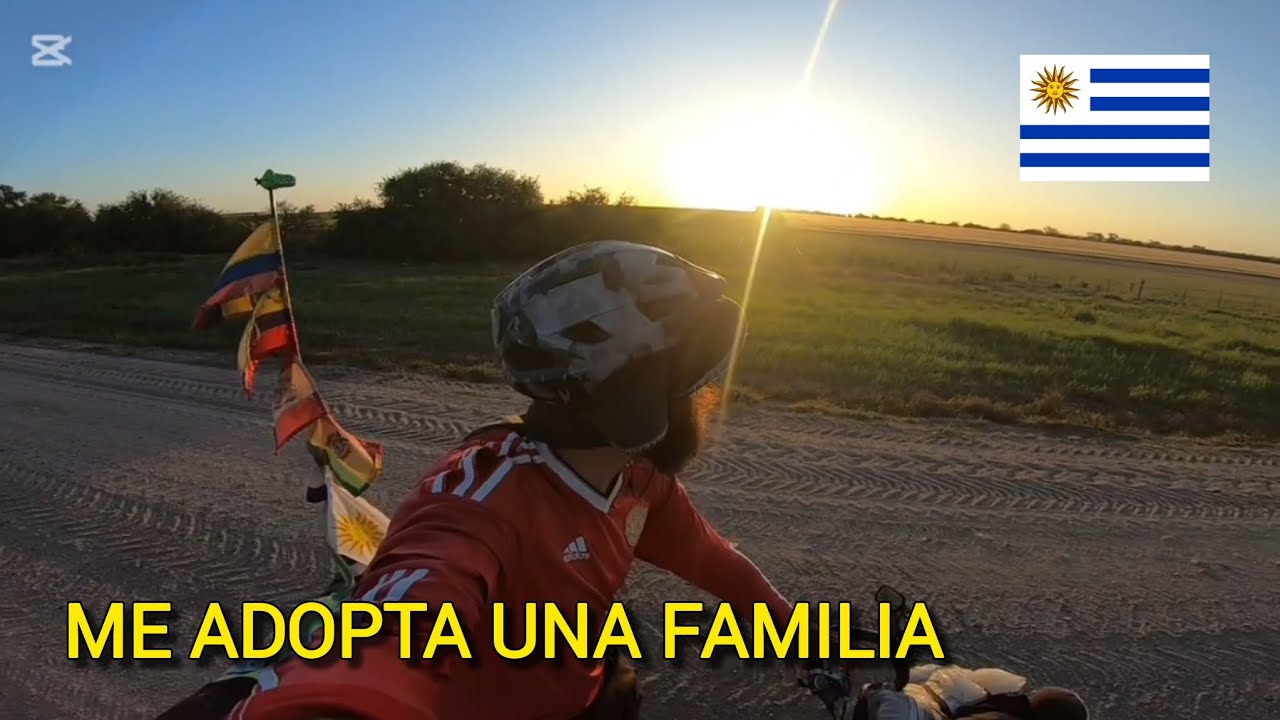 Llegó a Ombues de Lavalle por rutas alternas , URUGUAY en BICICLETA 
