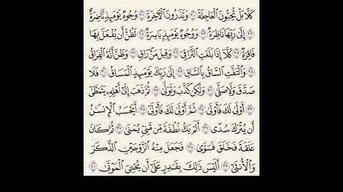 سورة القيامه مكرر | عبدالرحمن السديس