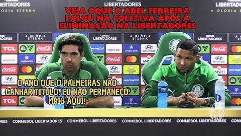 COLETIVA - Abel ferreira - Rone | palmeiras 2 x 2 botafogo | libertadores