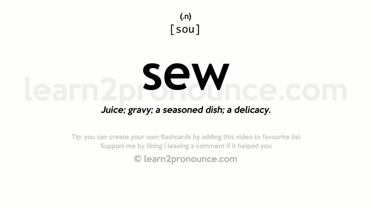 What's the Past Tense of Sew? Sewed or Sewn?