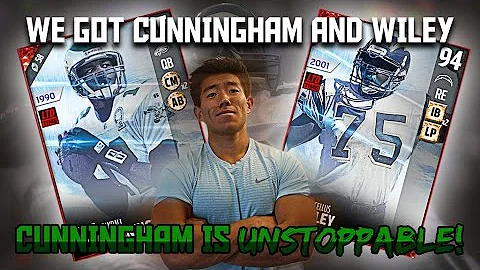 WE GET RANDALL CUNNINGHAM & WILEY! CUNNINGHAM IS U...