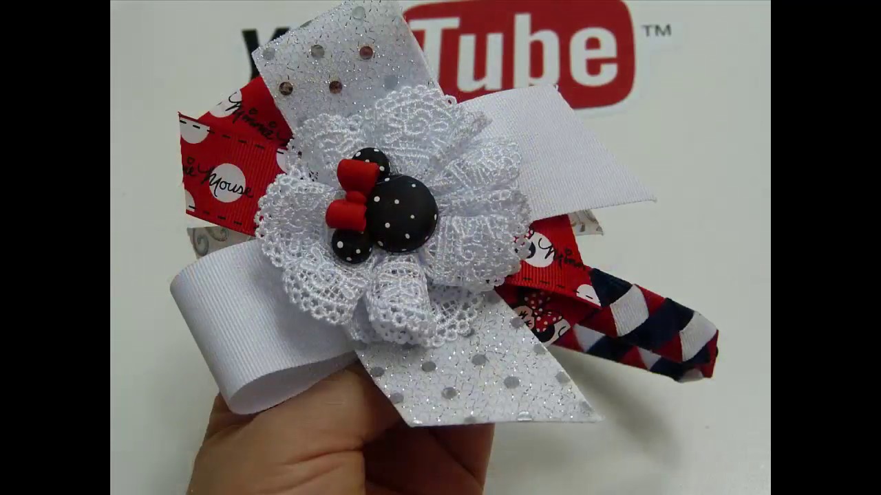 Moños de liston y encaje,Cute bows to decorate headbands