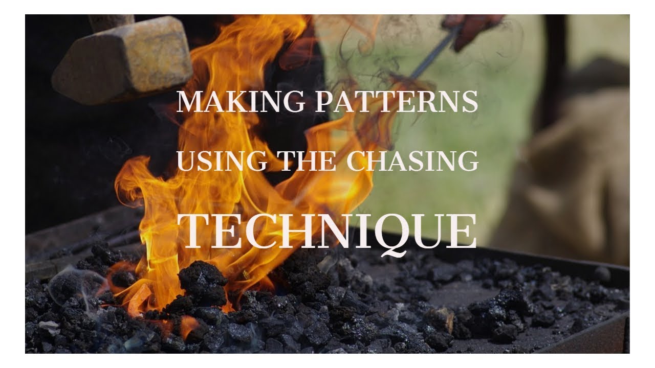 How to make chasing patterns on iron. - YouTube