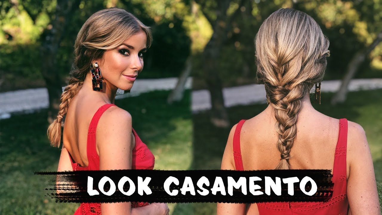 Look CASAMENTO completo: cabelo e make