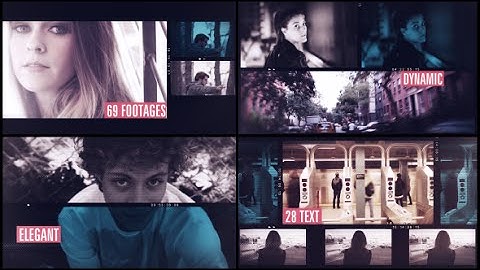 After Effects Template : Parallax Video Slide