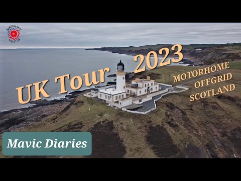 OFF GRID - WILD CAMPING at Killantringan Lighthouse - DJI Mavic PRO