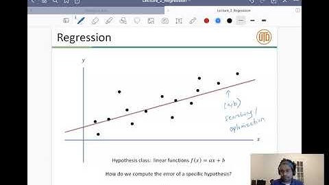 Machine Learning Class: Regression (Part 1: Linear Regression Formulation)