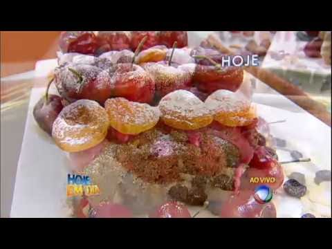 APRENDA A FAZER UM DELICIOSO BOLO NATALINO DE FRUTAS #RECEITAS