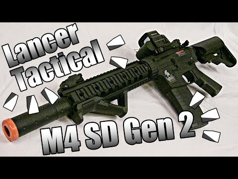 NEW BEST BEGINNER AIRSOFT GUN?? - Lancer Tactical M4 SD GEN 2 - FULL REVIEW