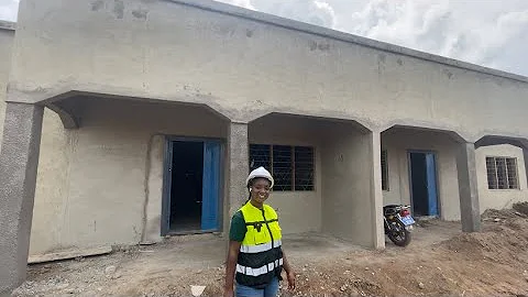 INSIDE THE BIGGEST CONSTRUCTION SITE IN KASOA, GHANA 🇬🇭