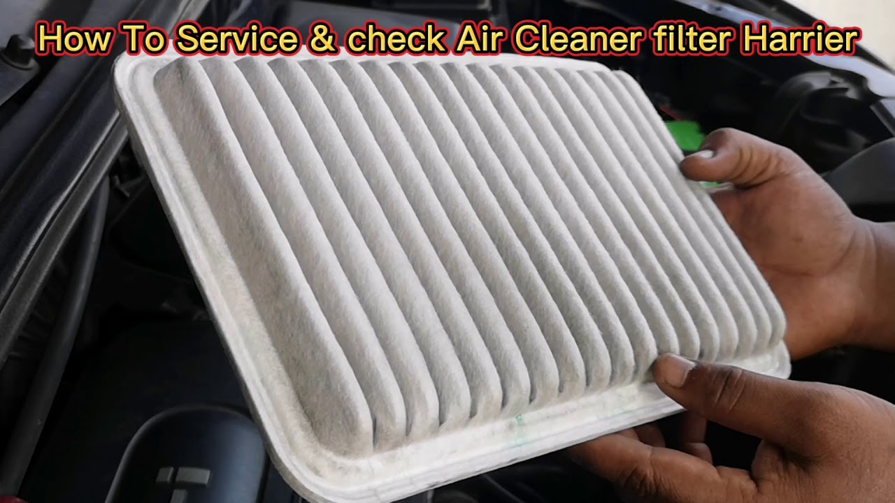 DIY Cara tukar & cek air filter enjin toyota harrier ACU30. [How to