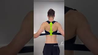 How to wear a posture brace