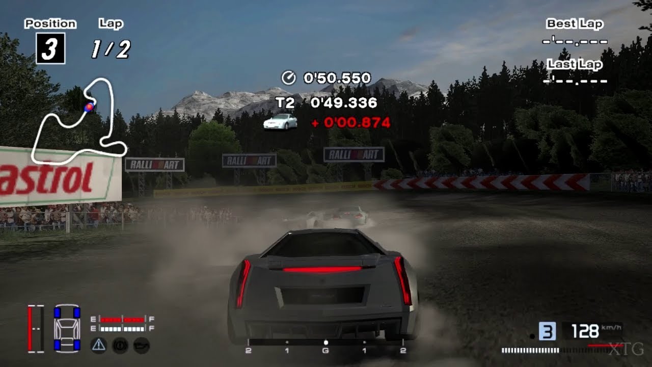 [#1289] Gran Turismo 4 - Cadillac CIEN '02 Hybrid PS2 Gameplay HD