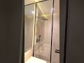 A Unique Modern Bathroom With An Aesthetic Character تابعنا علشان تشوف كل جديد في عالم الزجاج 