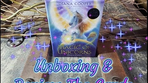 The Magic Of Unicorns Oracle Cards By Diana Cooper Unboxing & Card Review #unicorns #unboxing