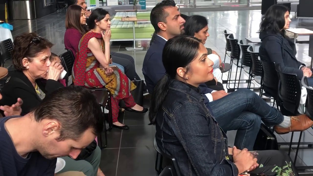 Shushma Datt opens Hands Against Racism event at Surrey City Hall on March 23, 2019.