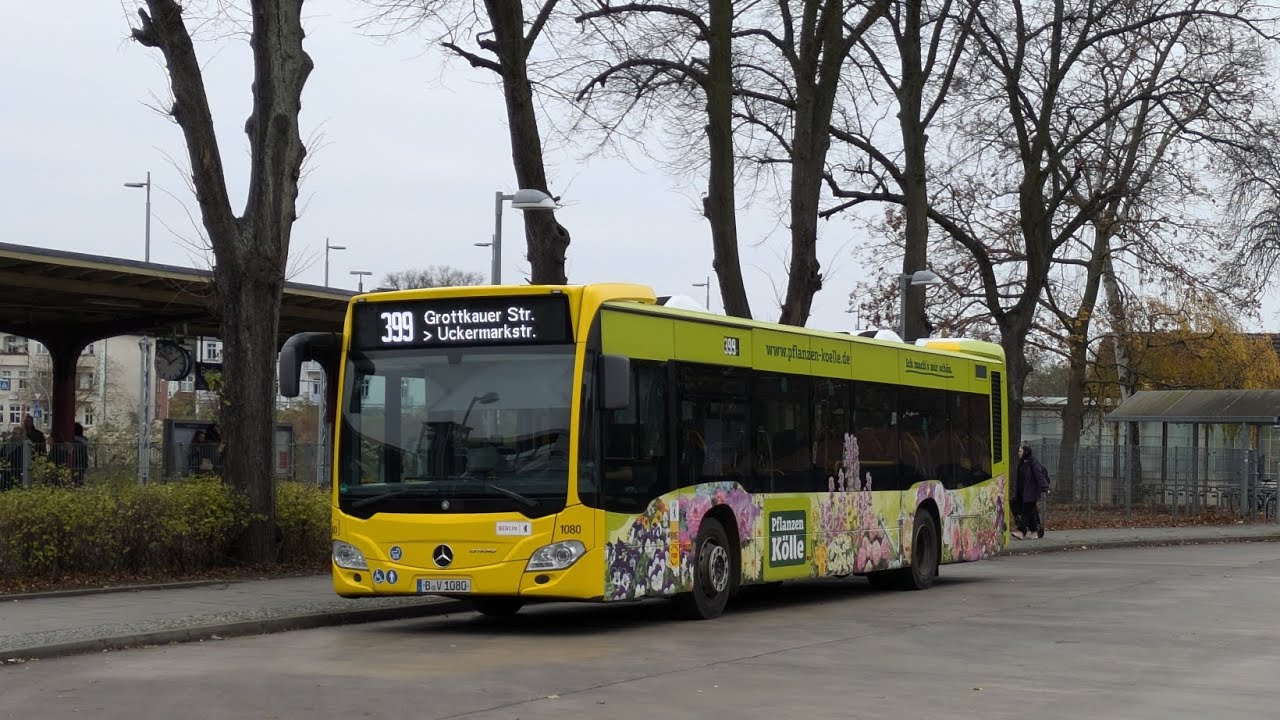 Berlin Bus|Mitfahrt im MB EN21 auf dem 399 von S Kaulsdorf bis S Kaulsdorf