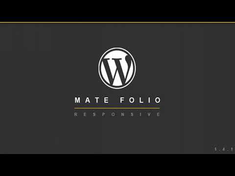 Mate Folio | Wordpress Plugin | Codecanyon Scripts and Snippets