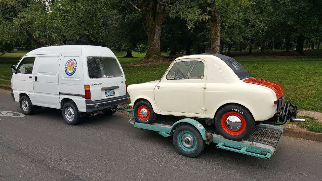 Towing with a KEI Van . REALLY ? - YouTube