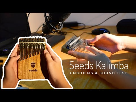 Seeds Kalimba Unboxing (20 keys) with sound test! — Видео
