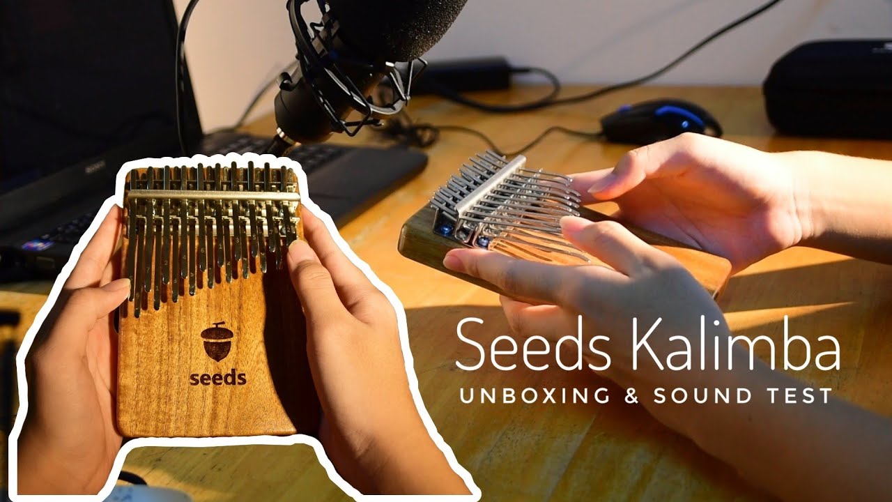 Seeds Kalimba Unboxing (20 keys) with sound test! — Видео