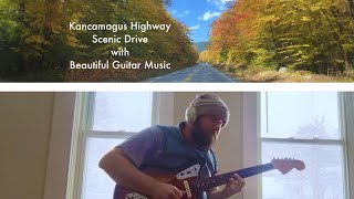 Relaxing Guitar Music Set to Kancamagus Highway Virtual Drive
