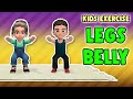 Legs and Belly - Kids Exercise At Home