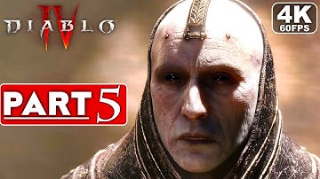 DIABLO 4 Gameplay Walkthrough Part 5 FULL GAME [4K 60FPS PC ULTRA] - No Commentary