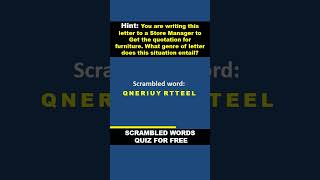 Take the Thrilling Scrambled Word Challenge