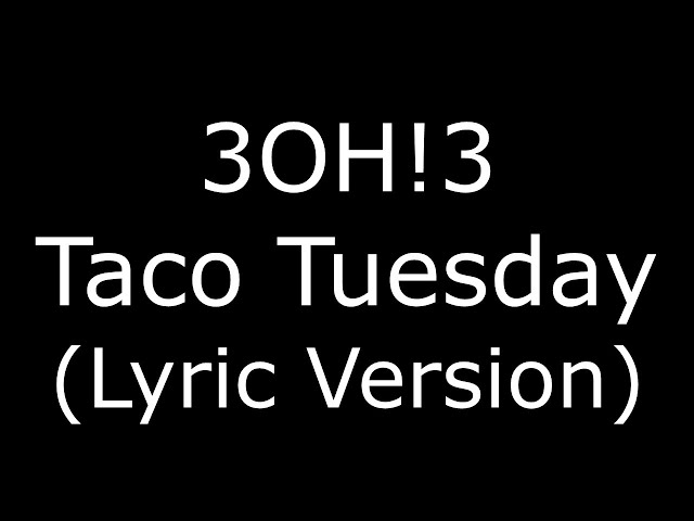 Lil Jon – Taco Tuesday Lyrics