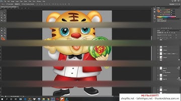 FILE PSD VECTOR CHÚ HỔ CẦM VÀNG CHÚC TẾT NĂM NHÂM DẦN 2022 - 026VTT