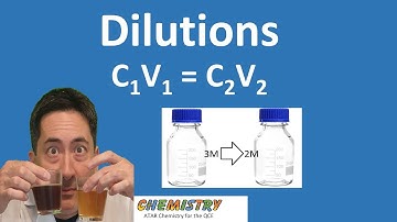 Dilutions | U2 | ATAR Chemistry QCE