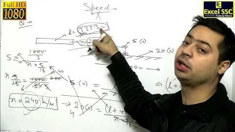 Excel SSC - SSC CGL Maths Tutorials - DEMO - Trains (Basic Question)