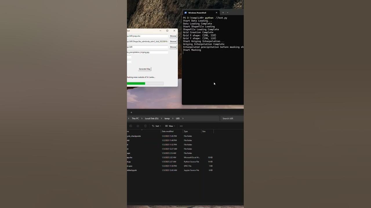 Python-powered precipitation maps! 🐍🌧️ Sri Lanka rainfall visualized ...