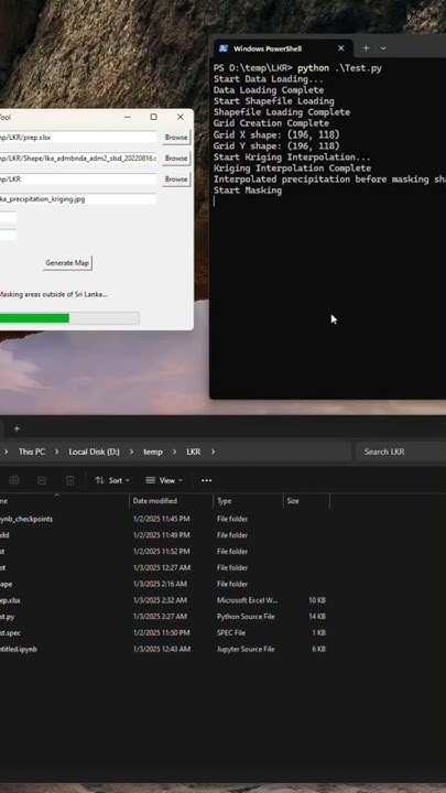 Python-powered precipitation maps! 🐍🌧️ Sri Lanka rainfall visualized ...