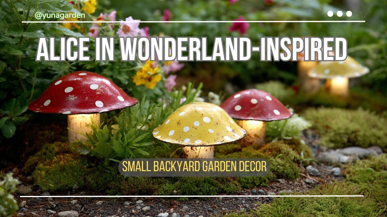 Alice in Wonderland-Inspired Decor for Your Small Backyard Garden