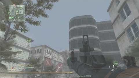 Modern Warfare 2: Insane Cross Map Throwing Knife