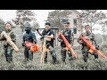 LTT Game Nerf War : Winter Warriors SEAL X Nerf Guns Fight Criminal group Rocket Super Class